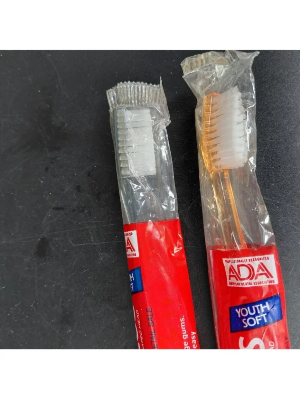 Colgate Plus Youth Soft Toothbrush Lot 2 Diamond Shaped Head ADA Multicolor